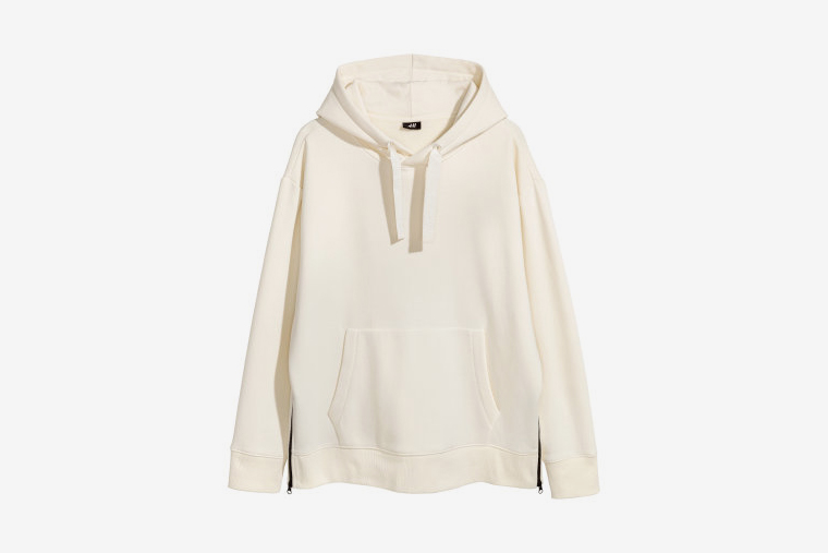 hm white sweatshirt