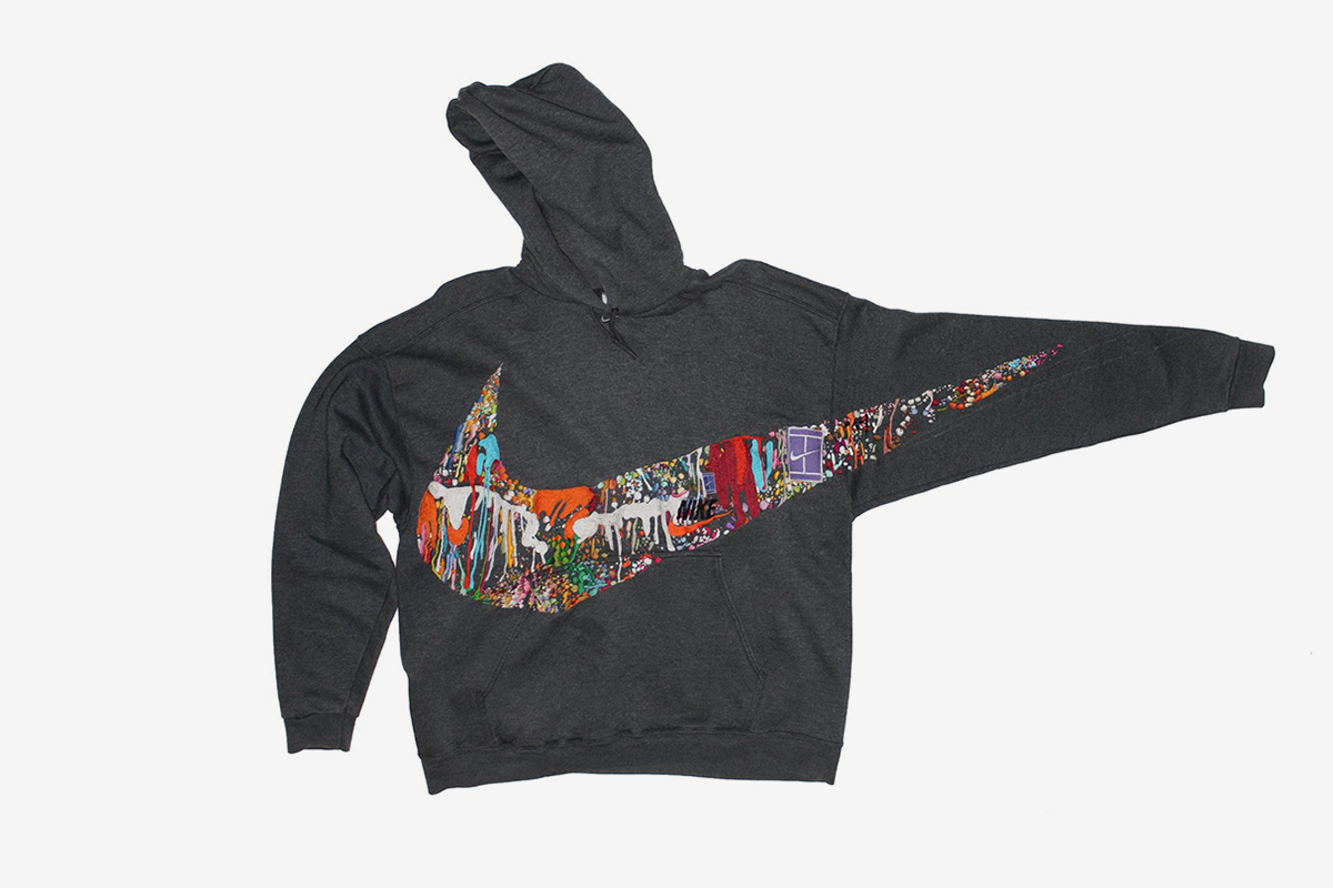 This Vintage Hoodie Is Bandulu's Most Embroidered Piece So Far