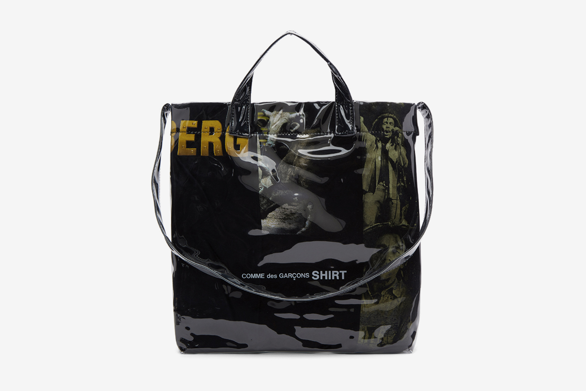 cdg pvc tote bag