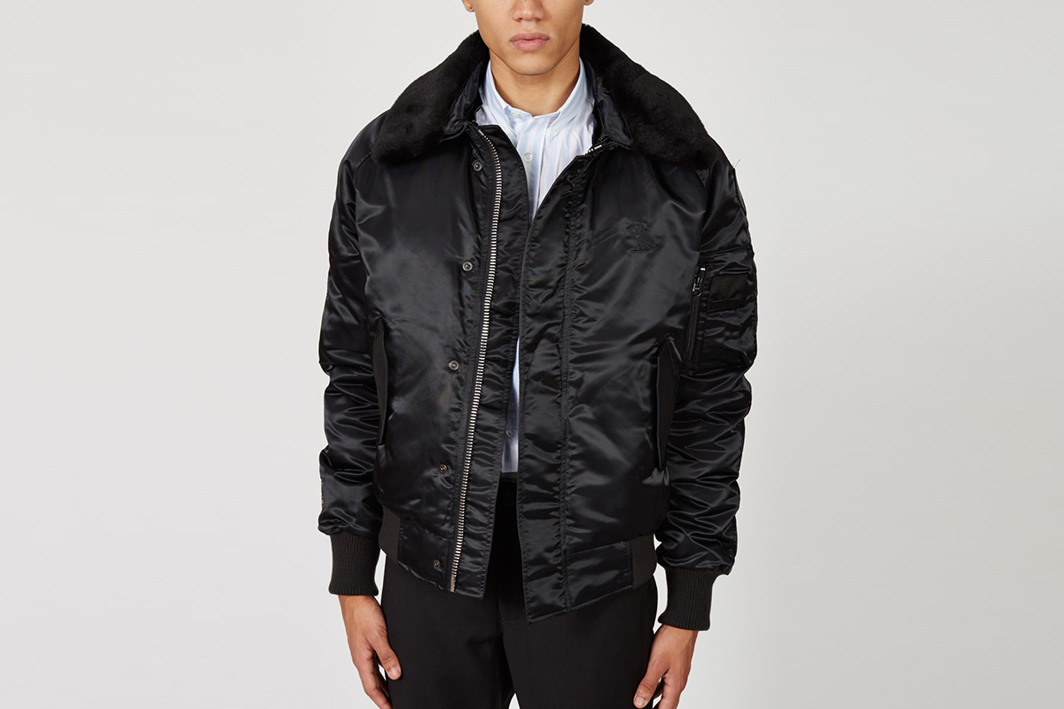 canada goose foxe bomber jacket with shearling collar canada goose foxe bomber jacket with shearling collar