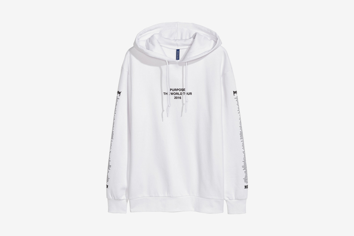 hm white sweatshirt