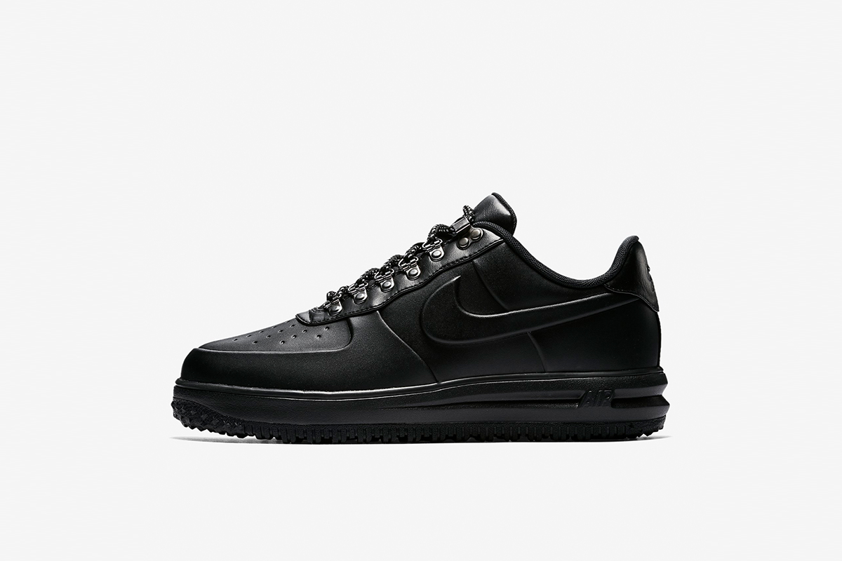 discount shoe sales online,Nike Lunar Force 1 Duckboot Low-Men's-Casual-Shoes-Black/Black/Black 