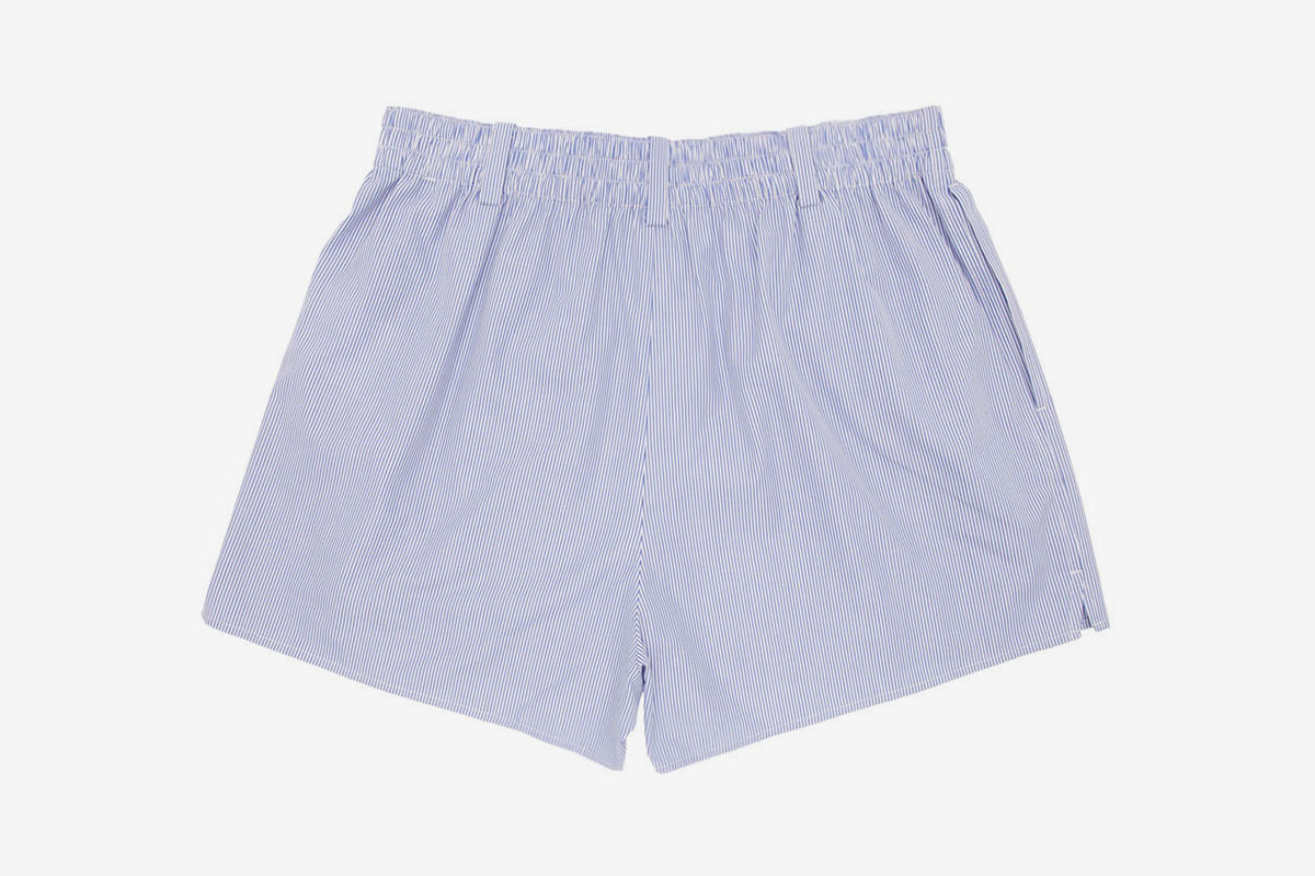 Striped Shirting Boxer Shorts