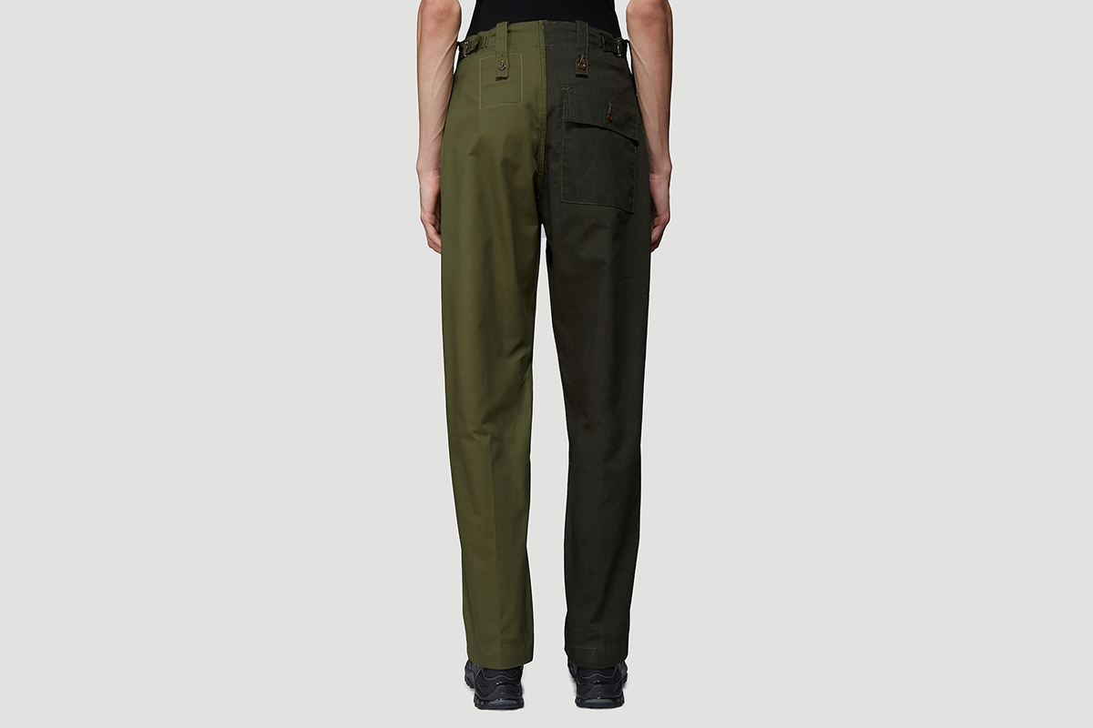 Two-Tone Split Trousers